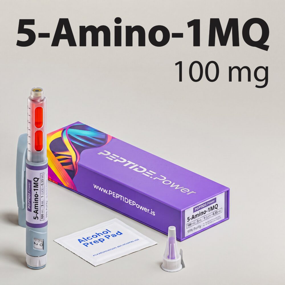 5-Amino-1MQ: 100 mg - Pre-Mixed Research Peptide Pen, 99%+ Purity (CoA) | PEPTIDE.Power