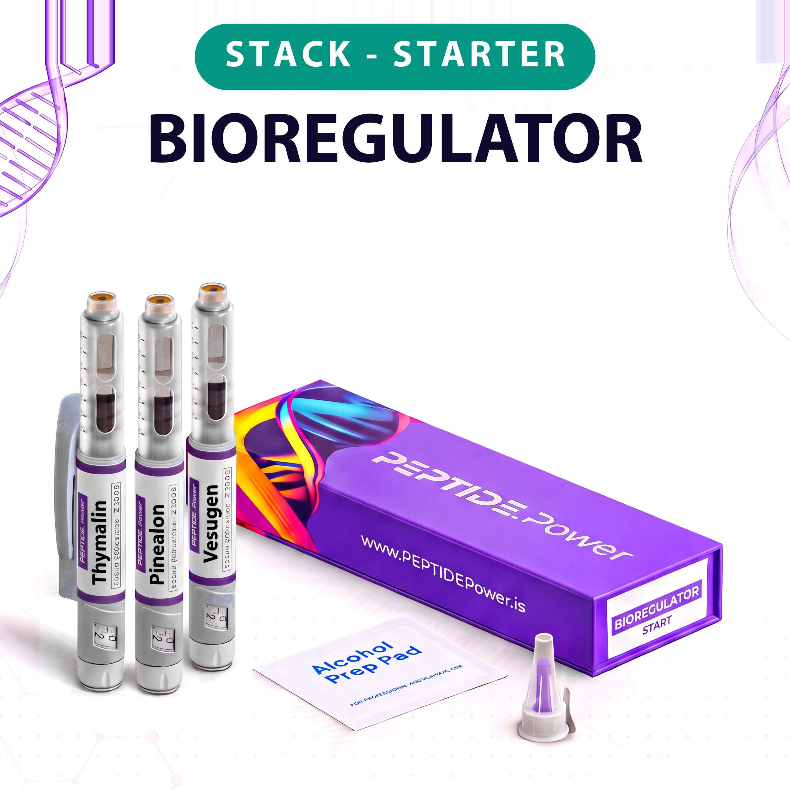 Bioregulator - Start - PEPTIDE.Power Bioregulator - Start - Pre-Mixed Research Peptide Pen, 99%+ Purity (CoA) | PEPTIDE.Power