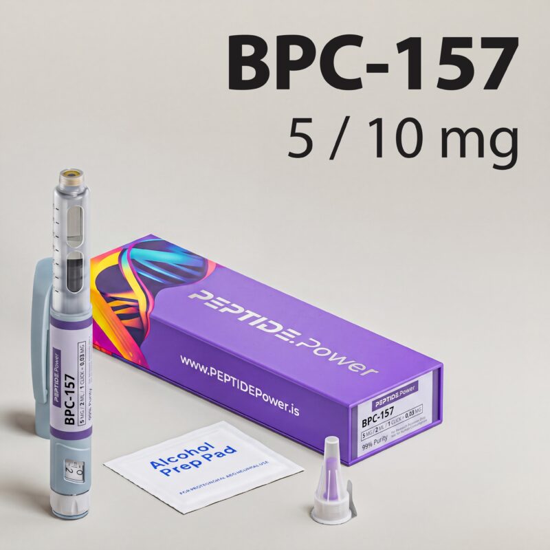 BPC-157: 5 mg / 10 mg - Pre-Mixed Research Peptide Pen, 99%+ Purity (CoA) | PEPTIDE.Power