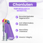Chonluten Benefits: Bronchial Epithelial Regeneration, Anti-Inflammatory Modulation, Mucociliary Clearance