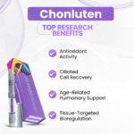 Chonluten Benefits: Antioxidant Activity, Ciliated Cell Recovery, Age-Related Pulmonary Support