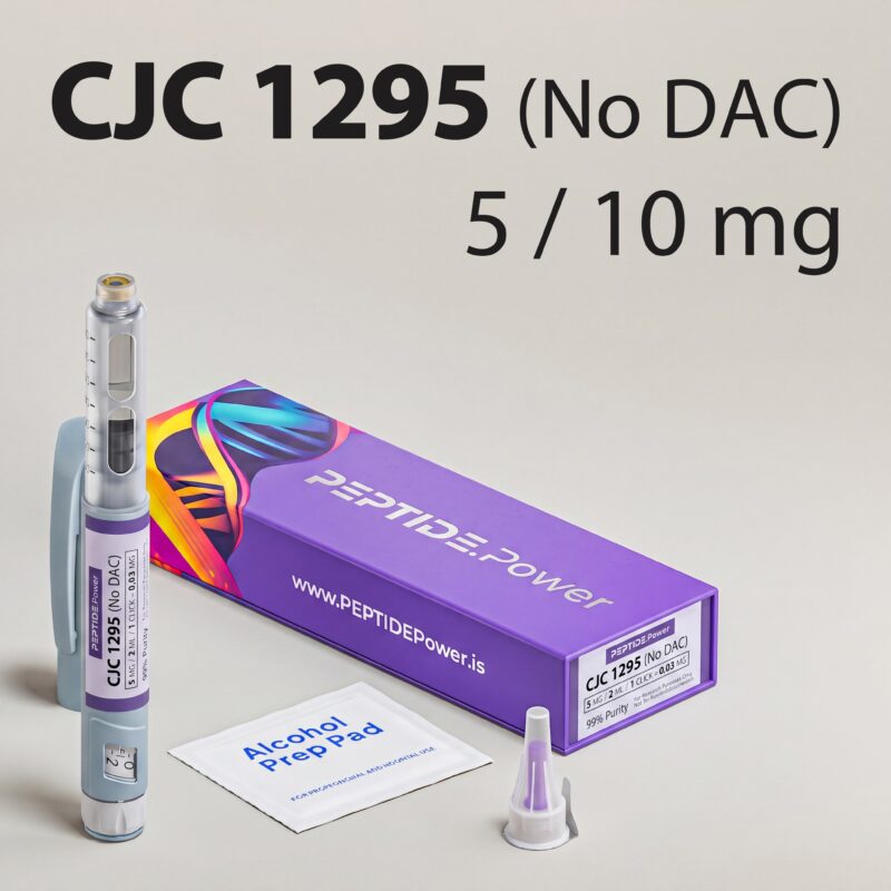 CJC-1295 (No DAC): 5 mg / 10 mg - Pre-Mixed Research Peptide Pen, 99%+ Purity (CoA) | PEPTIDE.Power