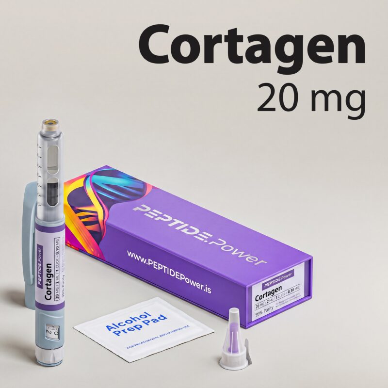 Cortagen: 20 mg - Pre-Mixed Research Peptide Pen, 99%+ Purity (CoA) | PEPTIDE.Power