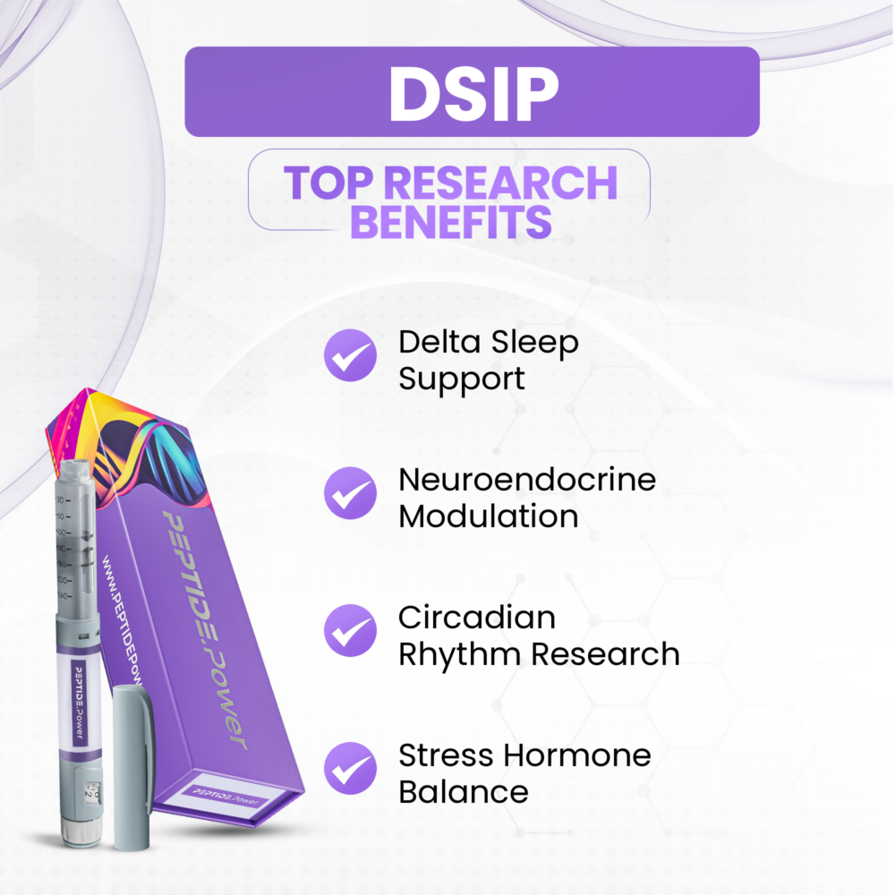 DSIP Benefits: Delta Sleep Support, Neuroendocrine Modulation, Circadian Rhythm Research, Stress Hormone Balance