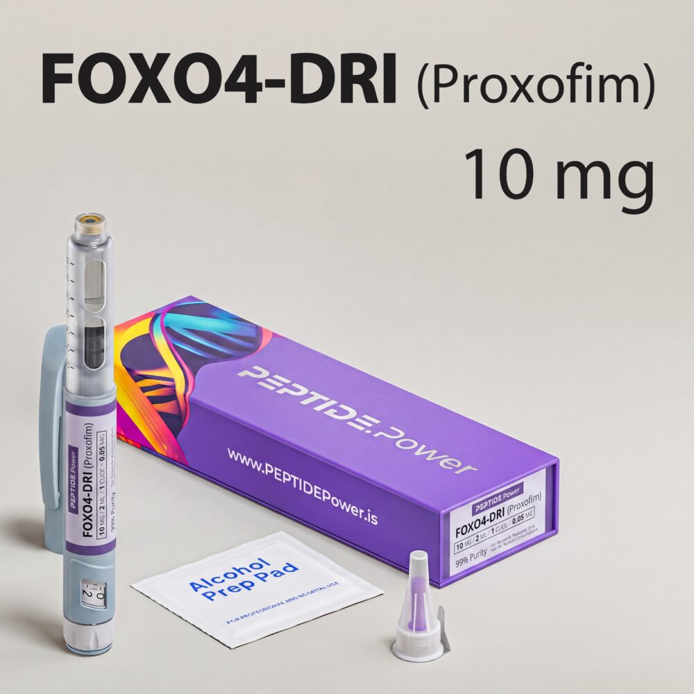 FOXO4-DRI: 10 mg - Pre-Mixed Research Peptide Pen, 99%+ Purity (CoA) | PEPTIDE.Power