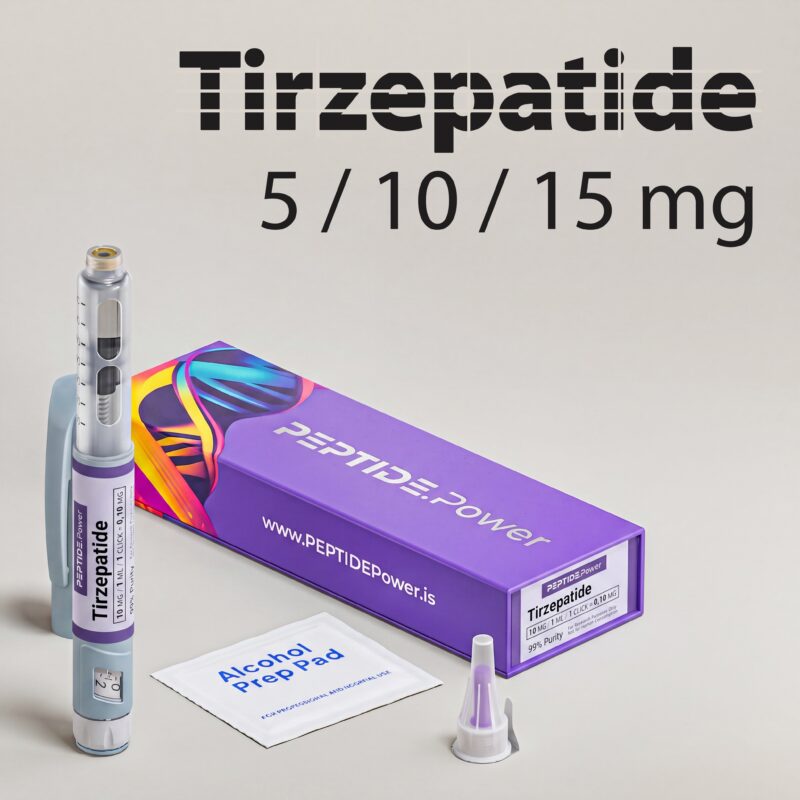 T​іrzеpаtіdе: 5 mg / 10 mg / 15 mg - Pre-Mixed Research Peptide Pen, 99%+ Purity (CoA) | PEPTIDE.Power
