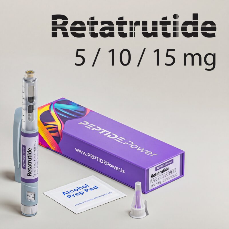 GLP-3R: 5 mg / 10 mg / 15 mg - Pre-Mixed Research Peptide Pen, 99%+ Purity (CoA) | PEPTIDE.Power