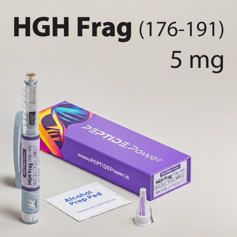 HGH Frag (176-191): 5 mg - Pre-Mixed Research Peptide Pen, 99%+ Purity (CoA) | PEPTIDE.Power