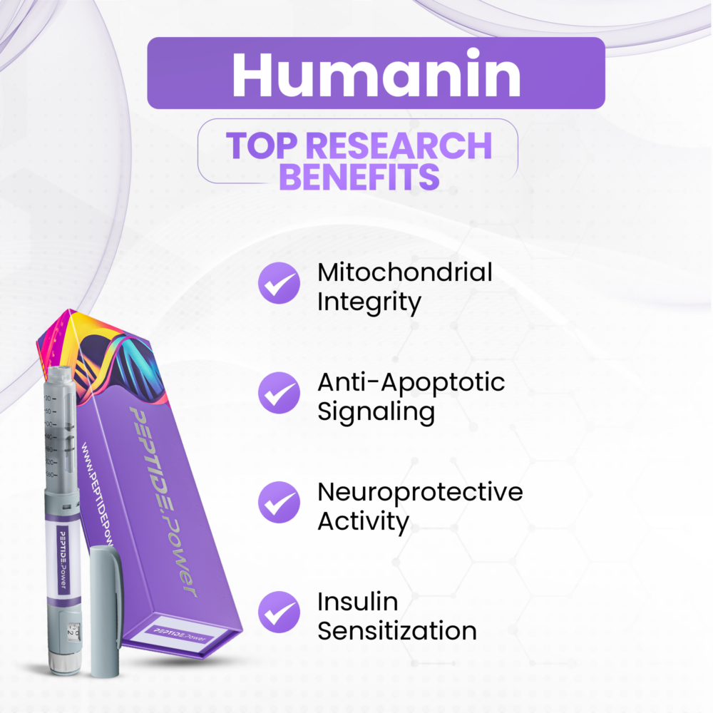 Humanin - Mitochondrial Integrity, Anti-Apoptotic Signaling, Neuroprotective Activity, Insulin Sensitization