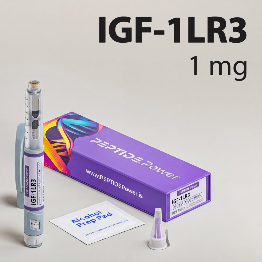 IGF-1 LR3: 1 mg - Pre-Mixed Research Peptide Pen, 99%+ Purity (CoA) | PEPTIDE.Power