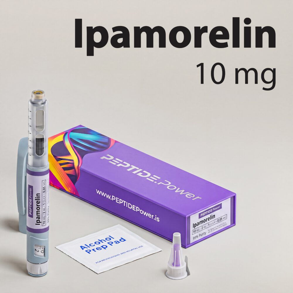 Ipamorelin: 10 mg - Pre-Mixed Research Peptide Pen, 99%+ Purity (CoA) | PEPTIDE.Power