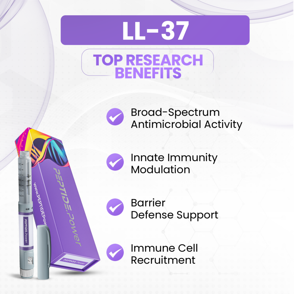 LL-37 Benefits: Broad-Spectrum Antimicrobial Activity, Innate Immunity Modulation, Barrier Defense Support