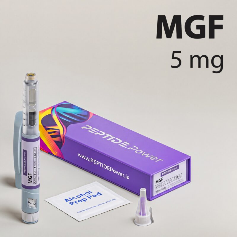 MGF: 5 mg - Pre-Mixed Research Peptide Pen, 99%+ Purity (CoA) | PEPTIDE.Power