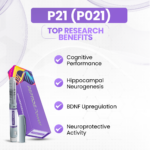 P21 (P021) - Cognitive Performance, Hippocampal Neurogenesis, BDNF Upregulation, Neuroprotective Activity