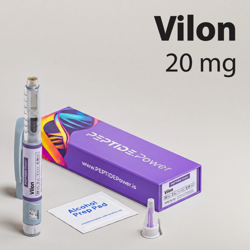 Vilon: 20 mg - Pre-Mixed Research Peptide Pen, 99%+ Purity (CoA) | PEPTIDE.Power